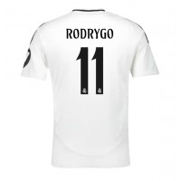 Koszulka piłkarska Real Madrid Rodrygo Goes #11 Strój Domowy 2024-25 tanio Krótki Rękaw